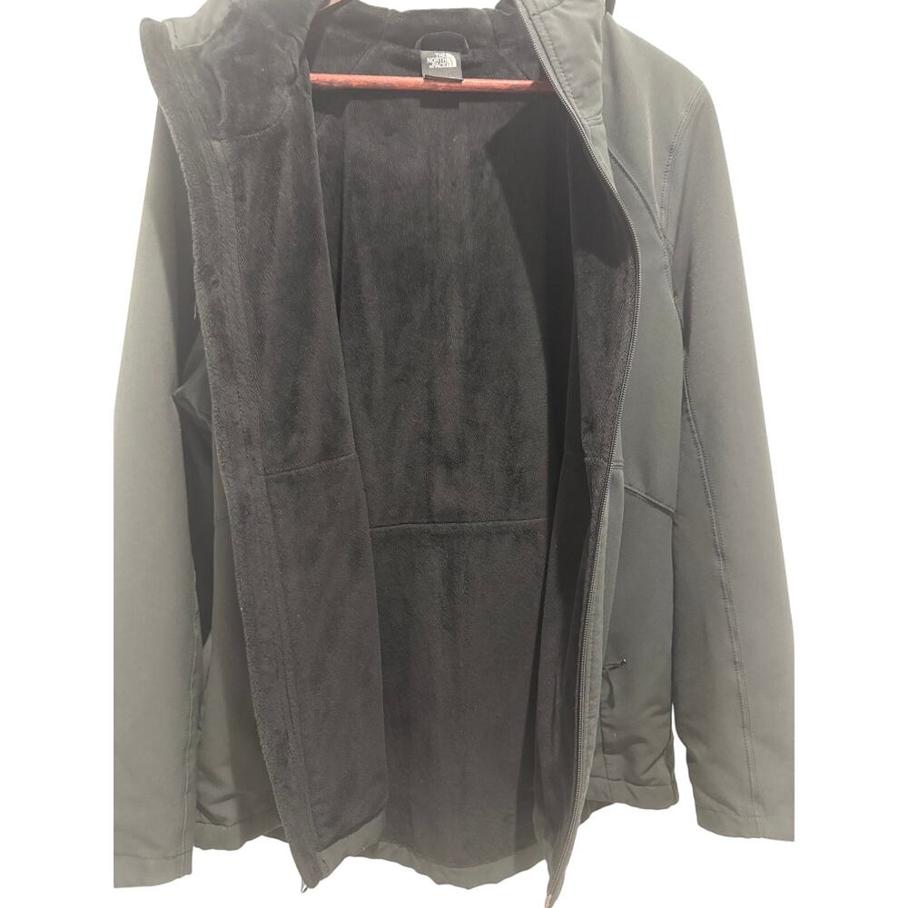 THE NORTH FACE Black Shelby Raschel Hooded Fleece Jacket Women’s XL - Picture 9 of 14